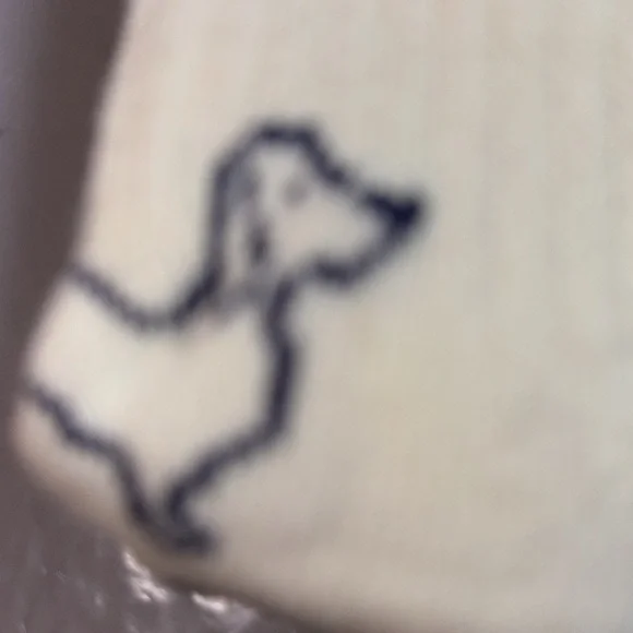 PINK crew socks beige  and  light gray . Two pairs - Picture 3 of 4